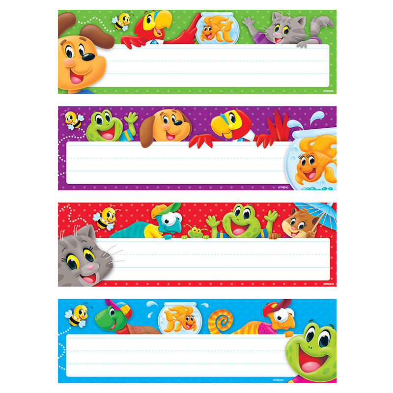 PLAYTIME DESK NAME PLATE VARIETY PK