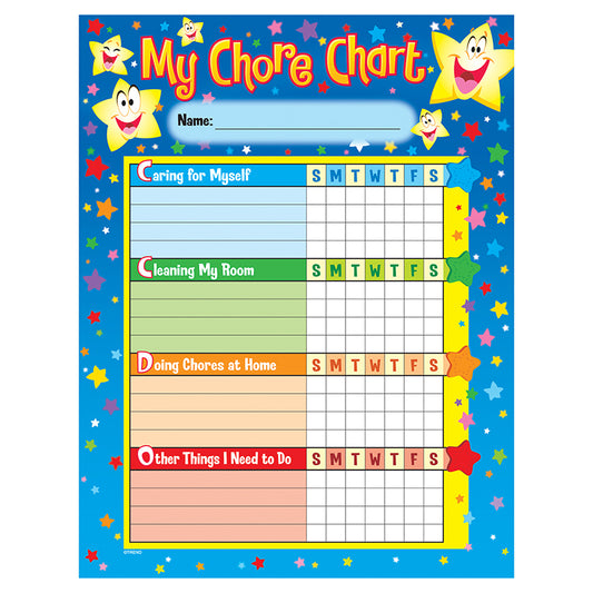 CHORE CHARTS STARS 25 CHARTS