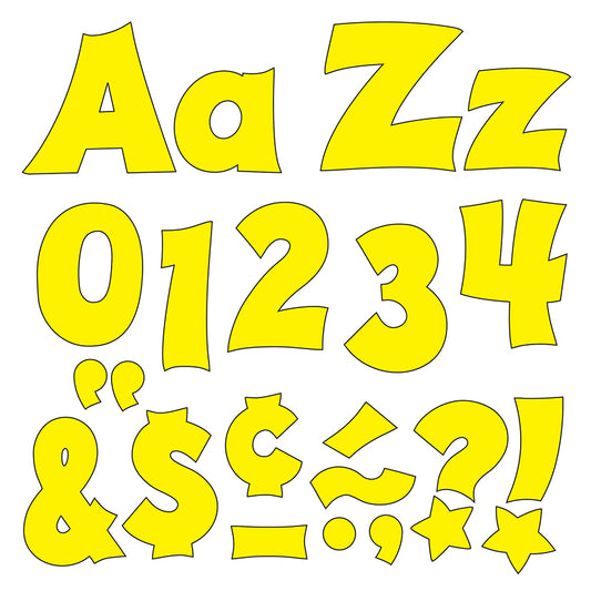 YELLOW 4IN COMBO PACK UPPERCASE