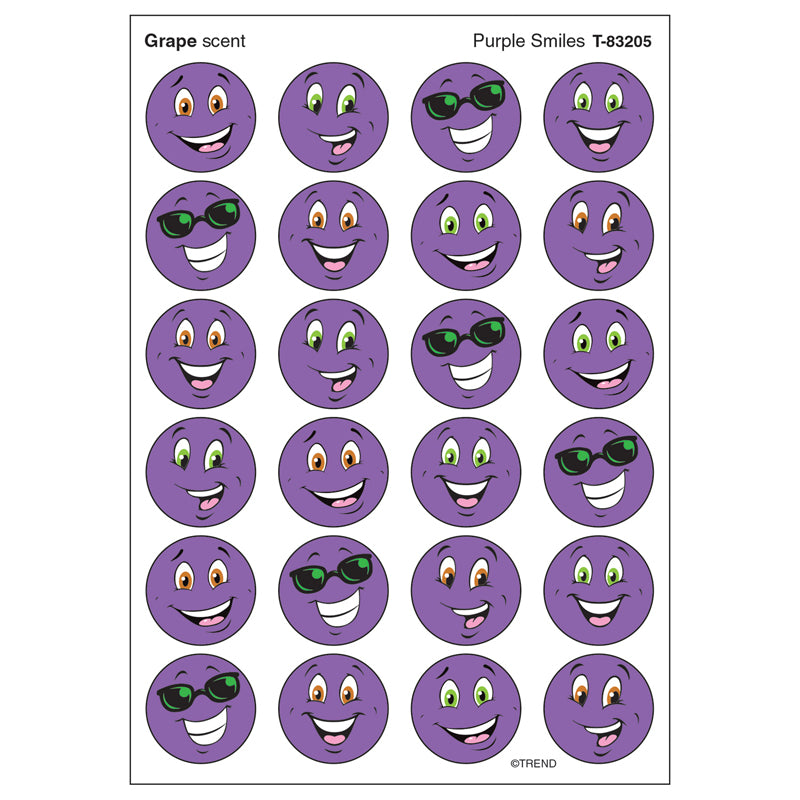 STINKY STICKERS PURPLE SMILES/GRAPE