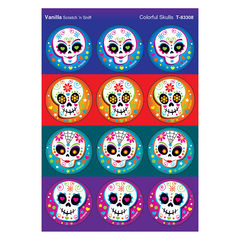 COLORFUL SKULLS/VANILLA STINKY