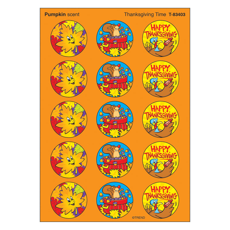 STINKY STICKERS THANKSGIVING 60/PK