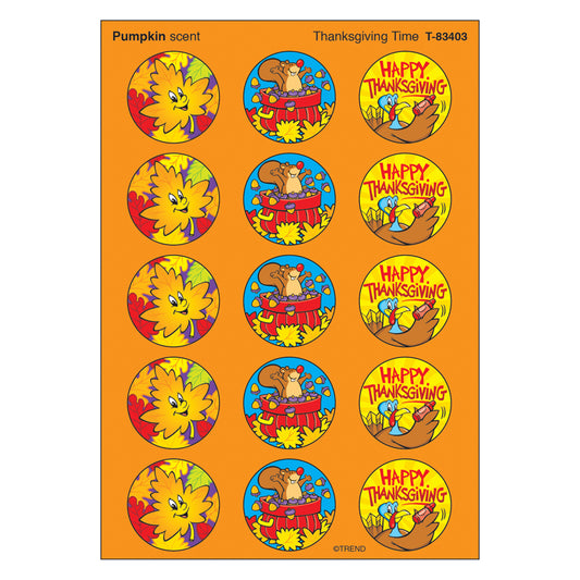 STINKY STICKERS THANKSGIVING 60/PK