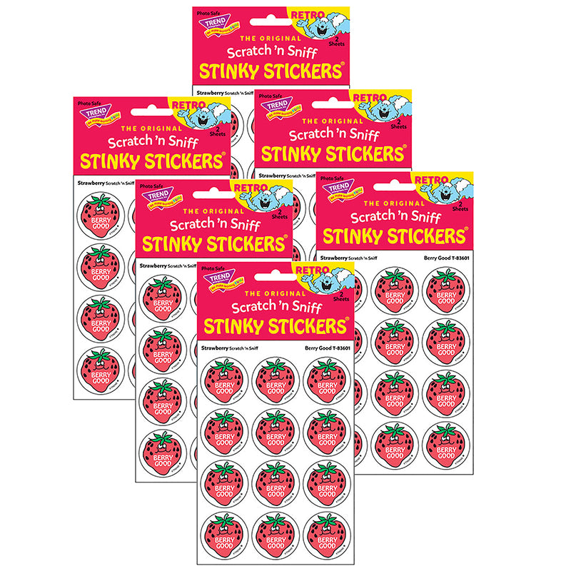 (6 PK) STICKERS 24CT BERRY GOOD