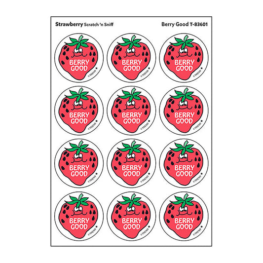 STICKERS 24CT BERRY GOOD STRAWBERRY