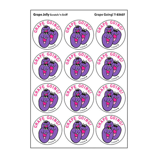 STICKERS 24CT GRAPE GOING GRAPE