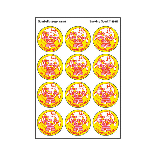 STICKERS 24CT LOOKING GOOD GUMBALLS