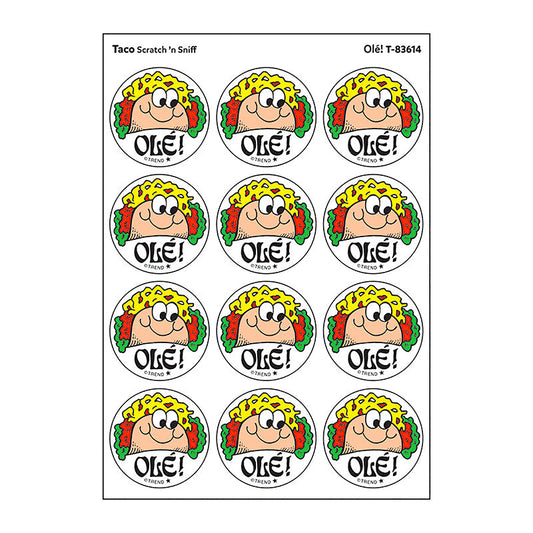 STICKERS 24CT OLE TACO SCENT