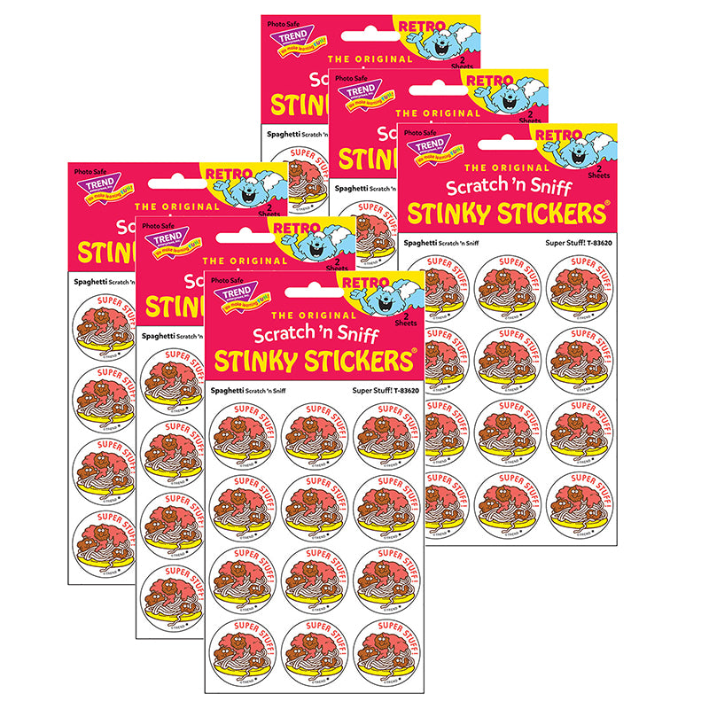 (6 PK) STICKERS 24CT SUPER STUFF