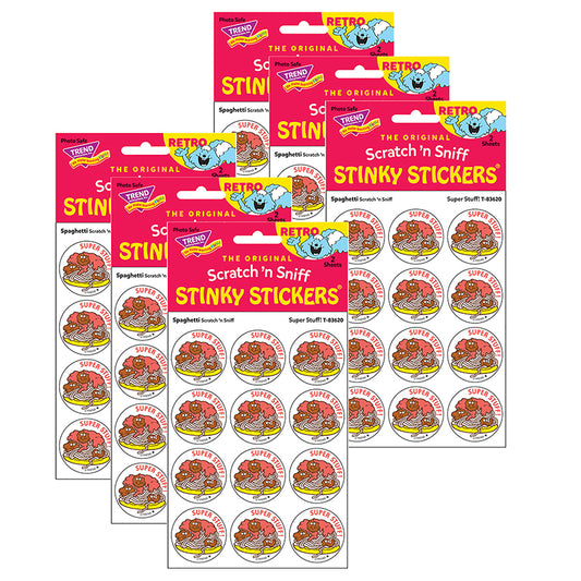 (6 PK) STICKERS 24CT SUPER STUFF