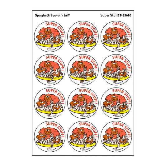 STICKERS 24CT SUPER STUFF SPAGHETTI