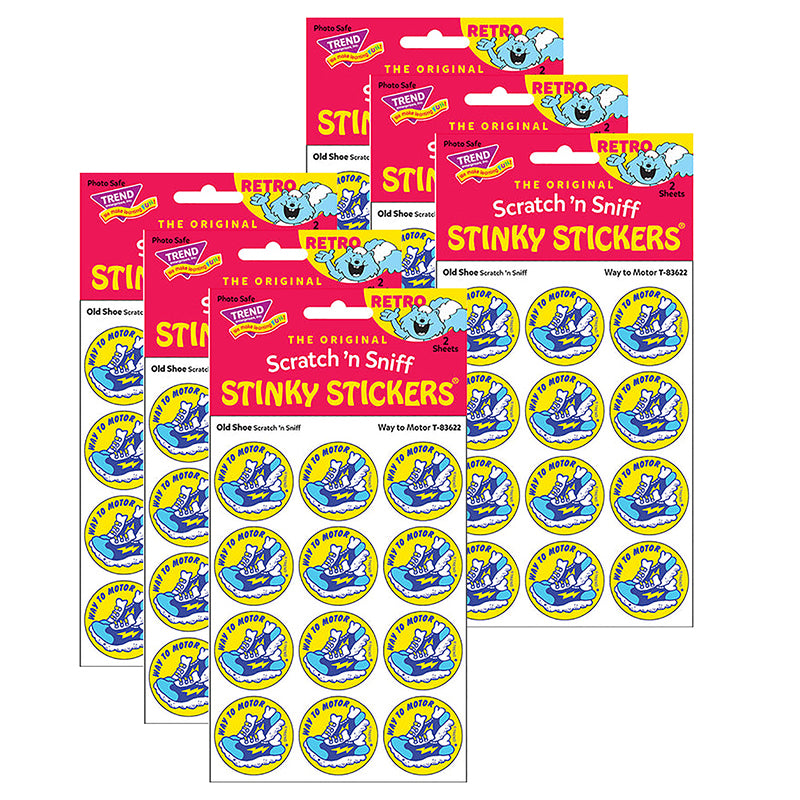 (6 PK) STICKERS 24CT WAY TO MOTOR