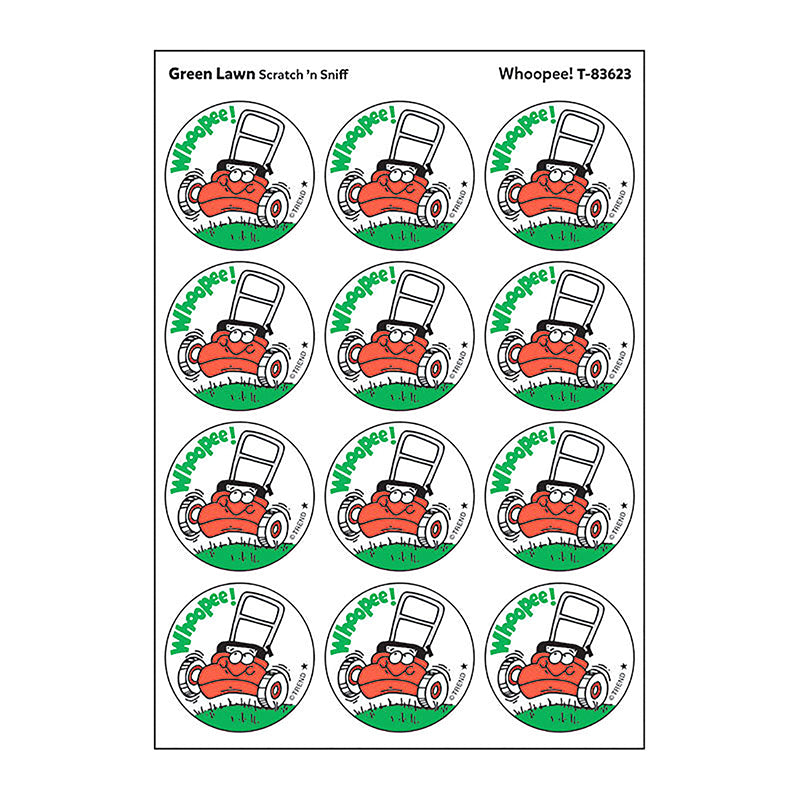 STICKERS 24CT WHOOPEE GREEN LAWN