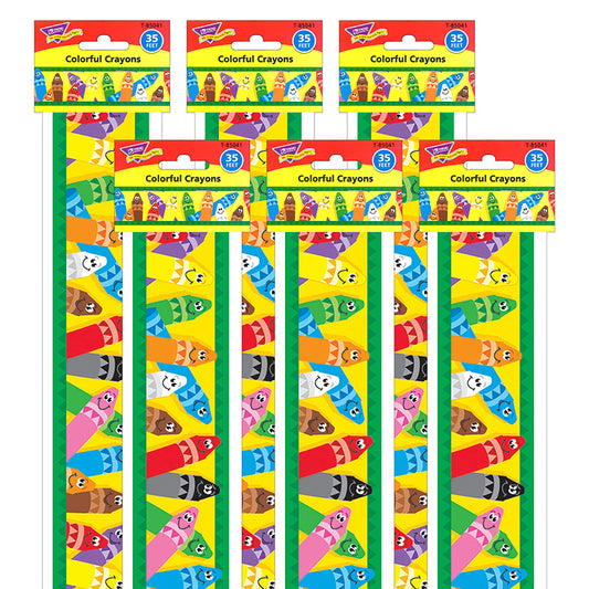 (6 PK) BOLDER BORDER COLORFUL