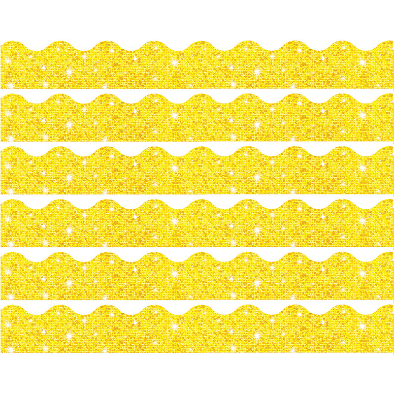 (6 PK) TRIMMER YELLOW SPARKLE