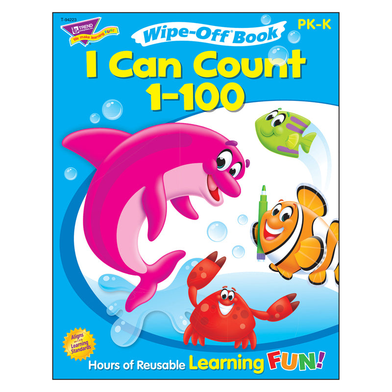 I CAN COUNT 1-100 WIPE OFF BOOK GR