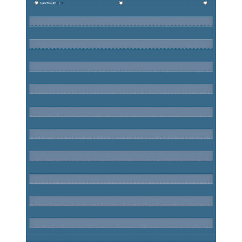 SLATE BLUE 10 POCKET CHART 34 X 44