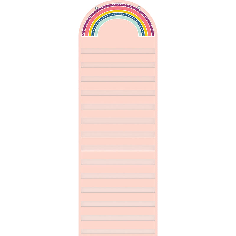 HAPPY DAY RAINBOW 14 POCKET CHART