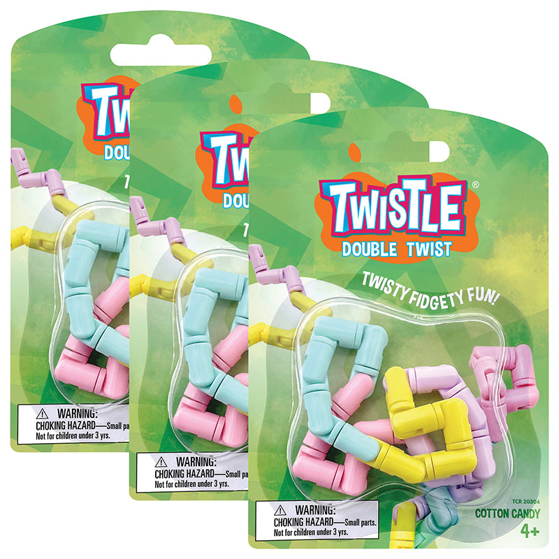 (3 EA) COTTON TWISTLE DOUBLE TWIST