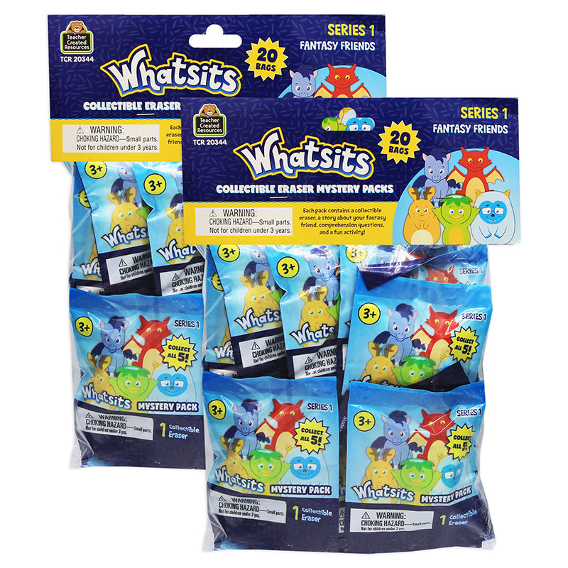 (2 PK) WHATSITS COLLECTBLE ERASERS