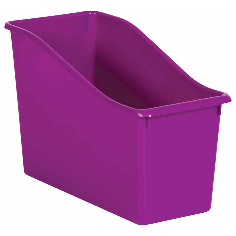 PURPLE PLASTIC BOOK BIN