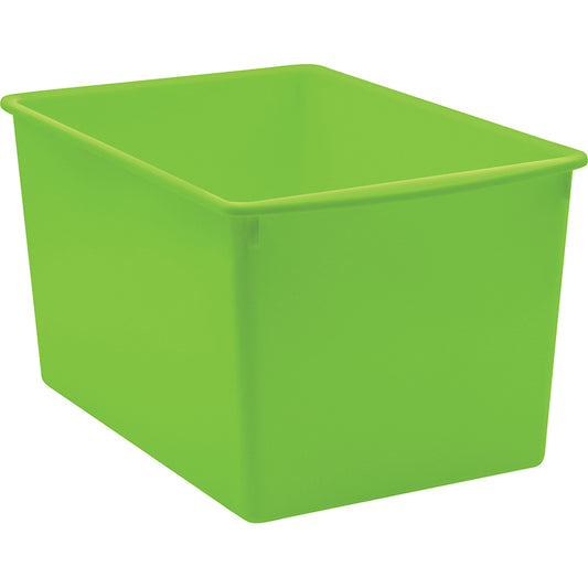 LIME PLASTIC MULTI-PURPOSE BIN