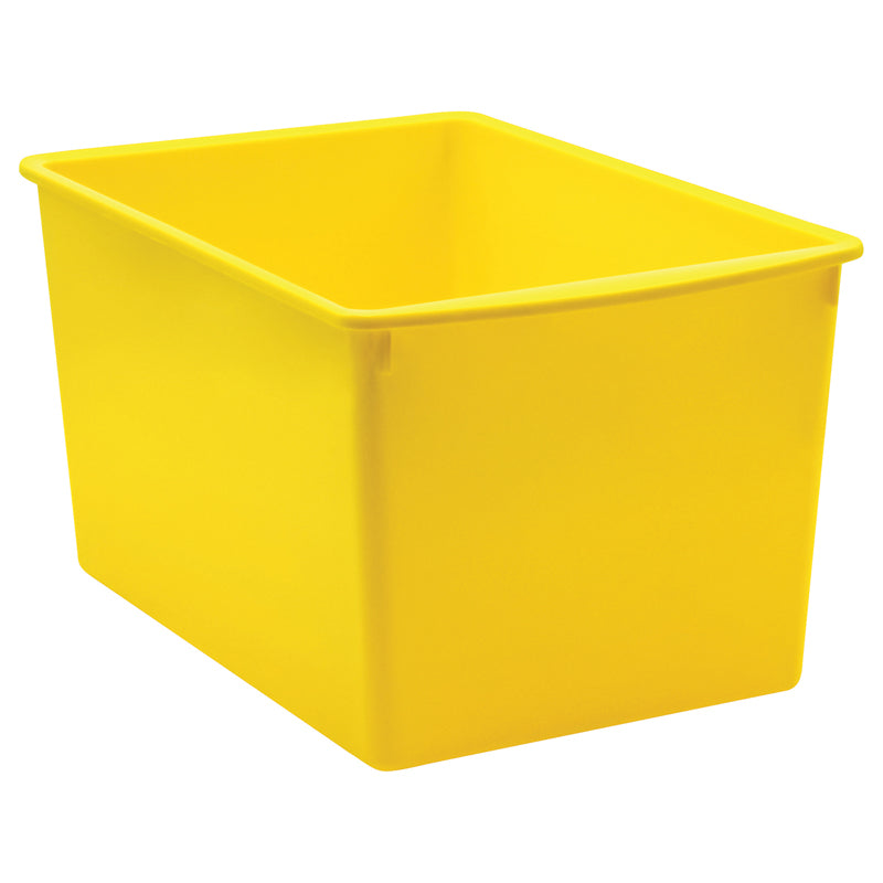 YELLOW PLASTIC MULTI-PURPOSE BIN