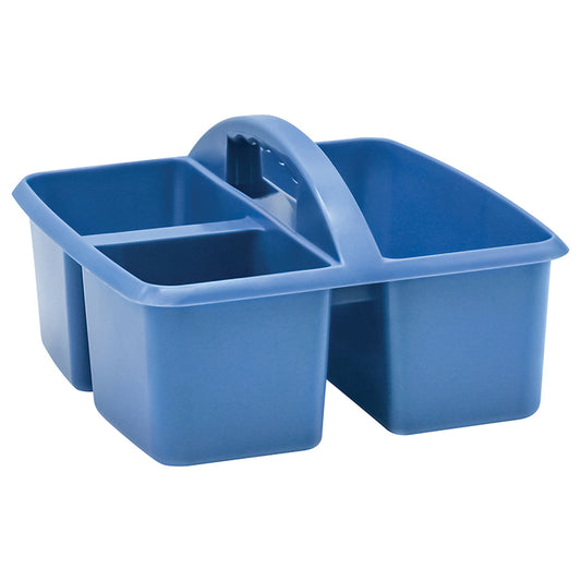 SLATE BLUE PLASTIC STORAGE CADDY