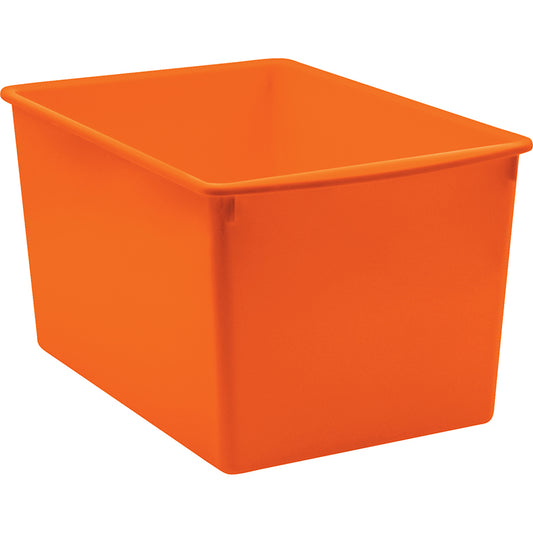 ORANGE PLASTIC MULTI-PURPOSE BIN