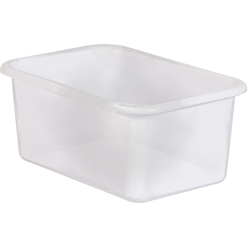 CLEAR SMALL PLASTIC STORAGE BIN