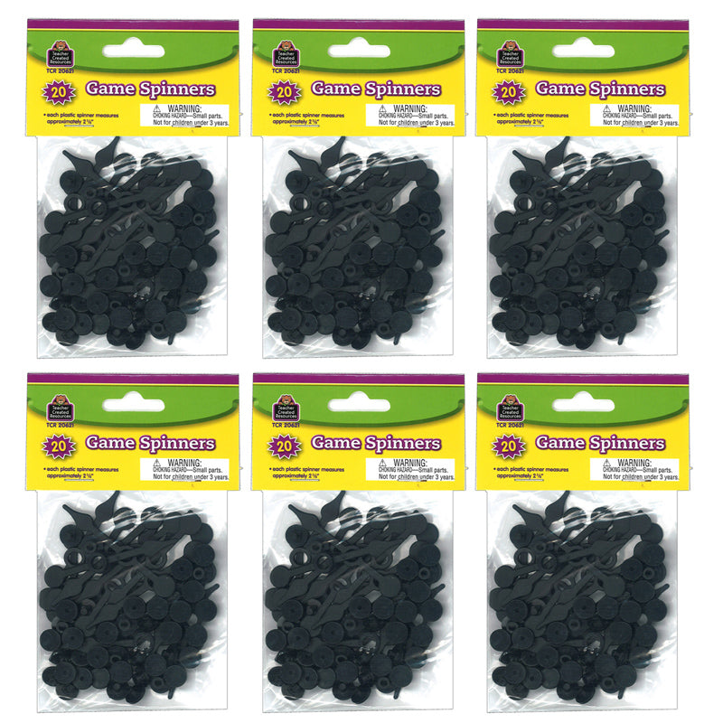 (6 PK) 20 PACK GAME SPINNERS
