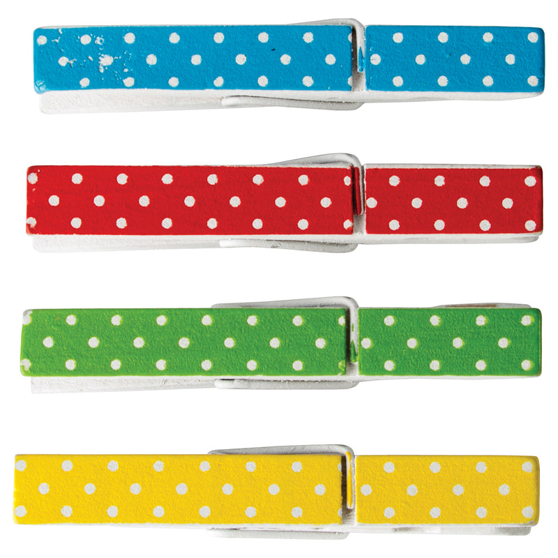 (3 PK) POLKA DOT CLOTHESPINS