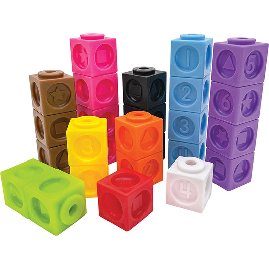 NUMBERS AND SHAPES CONNECTING CUBES