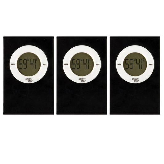 (3 EA) MAGNETIC DIGITAL TIMER BLACK