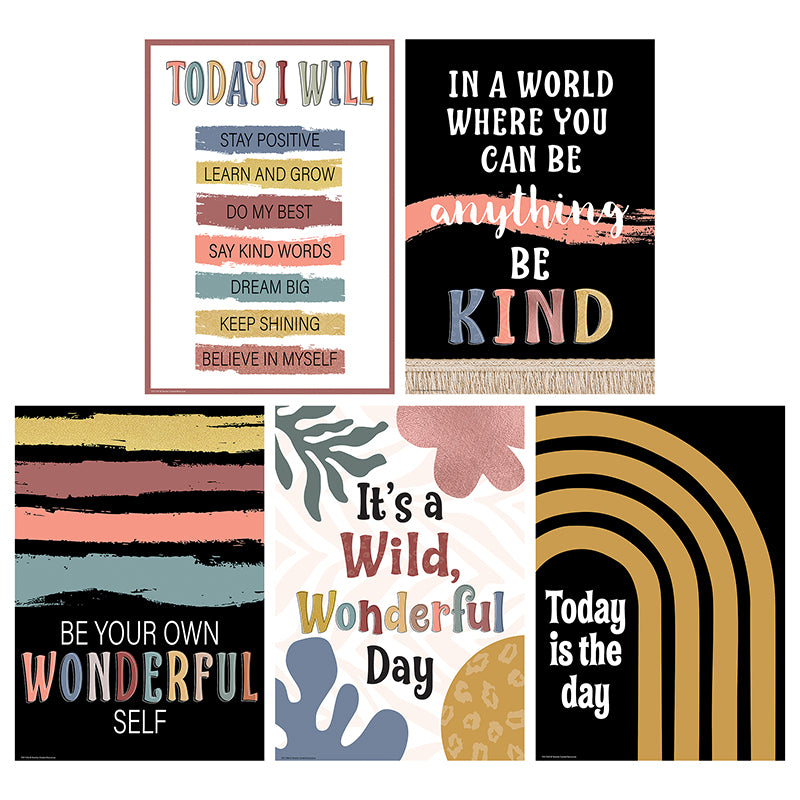 5CT POSITIVE POSTER SET WONDERFULLY