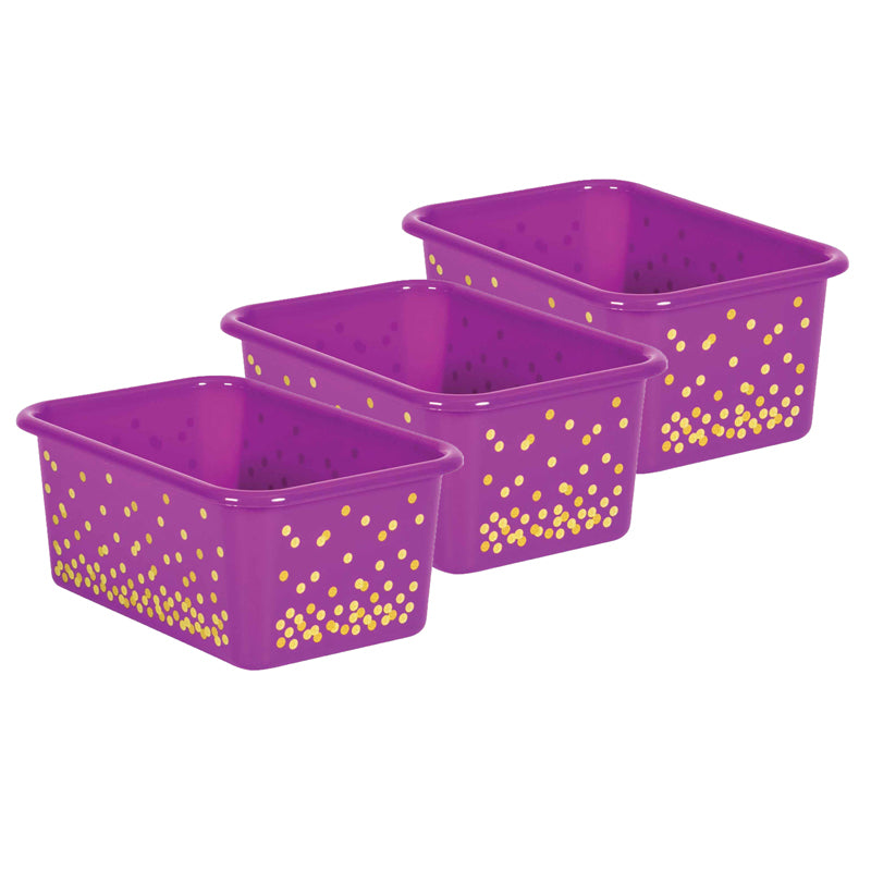 (3 EA) PURPLE CONFTTI SMALL PLASTIC