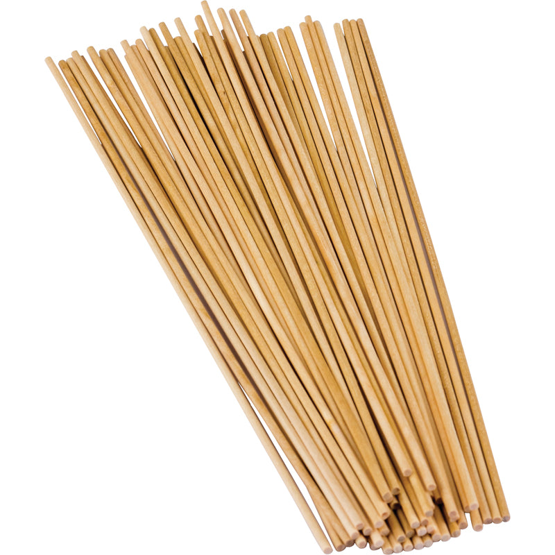 (12 PK) STEM BASICS 1/8 WOOD DOWELS