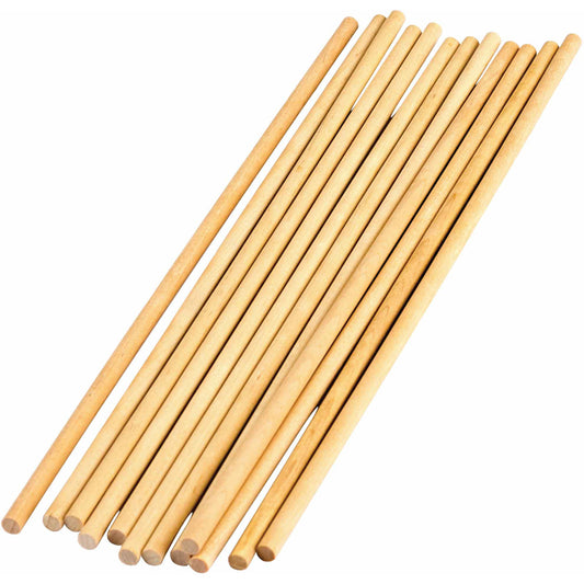 (12 PK) STEM BASICS 1/4IN WOOD