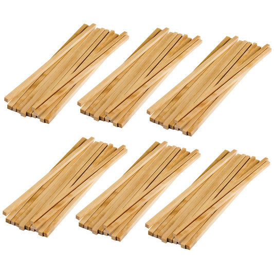 (6 PK) STEM BASICS SQUARE WOOD