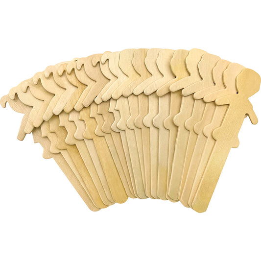 PEOPLE-SHAPED CRAFT STICKS 50 COUNT