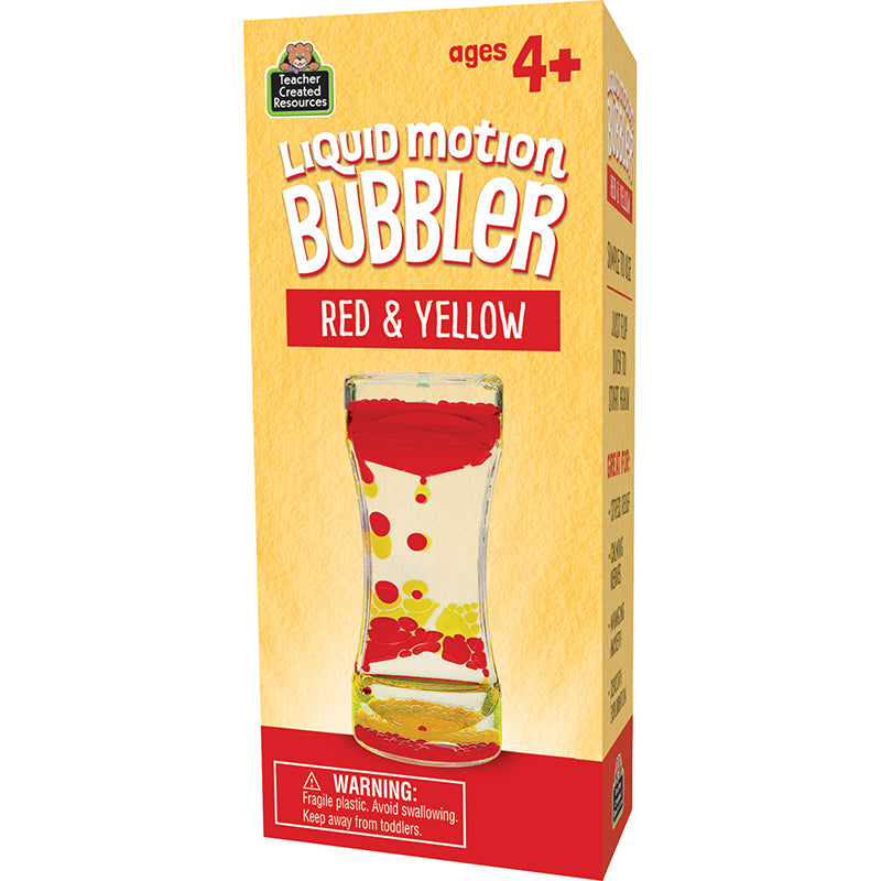 LIQUID MOTION BUBBLER RED & YELLOW