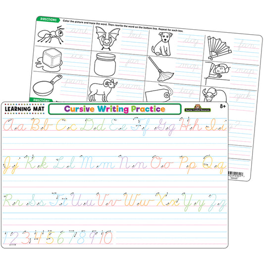 CURSIVE WRITNG PRACTICE LEARNIN MAT
