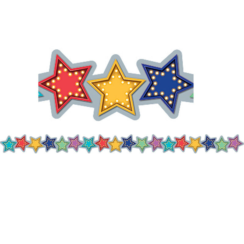 MARQUEE STARS DIE CUT BORDER TRIM