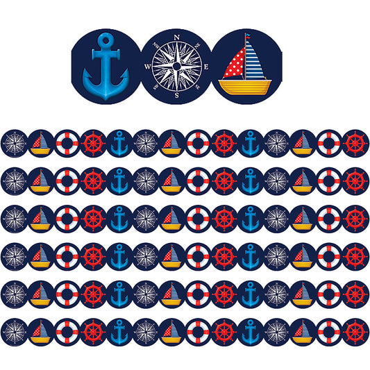 (6 PK) NAUTICAL DIE CUT BORDER