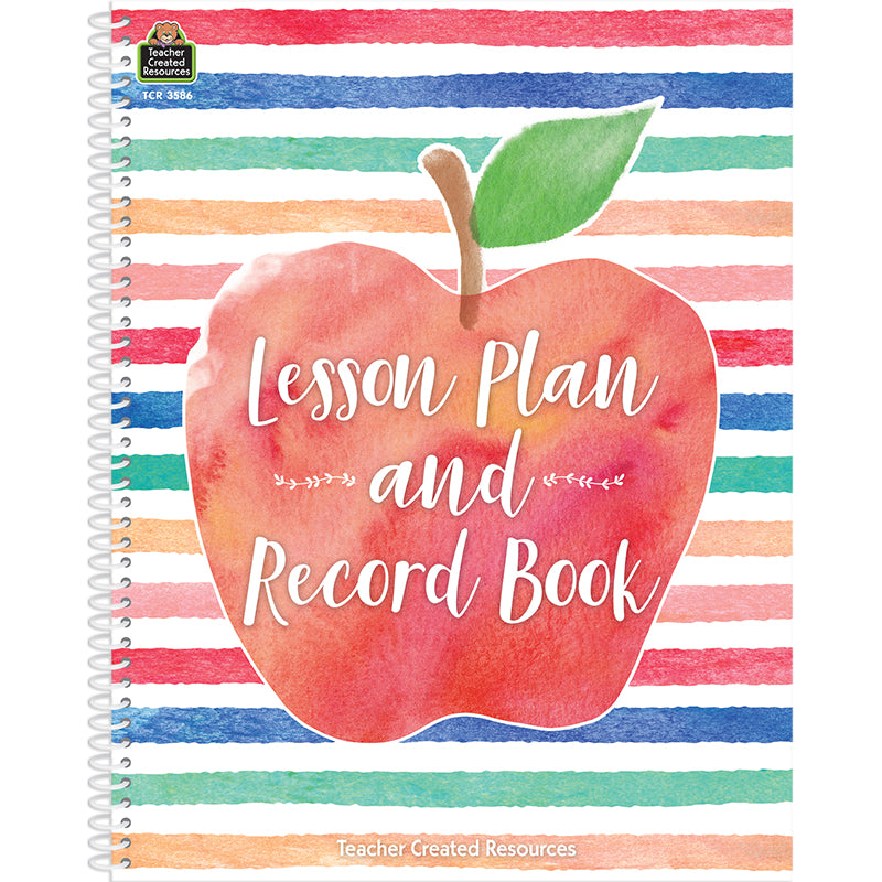 WATERCOLOR LESSON PLAN RECORD BOOK