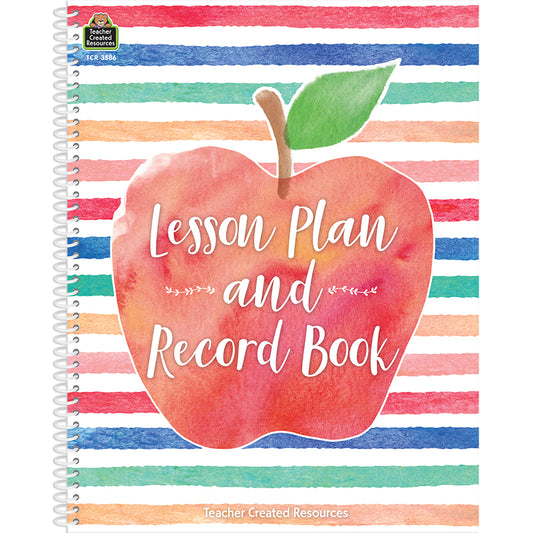 WATERCOLOR LESSON PLAN RECORD BOOK