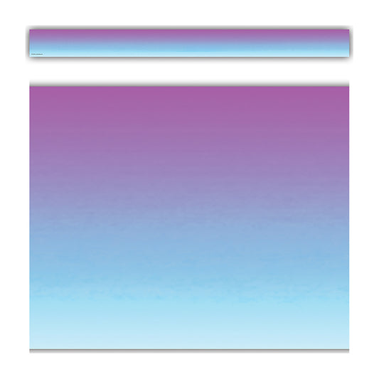 PURPLE & BLU COLOR WASH BORDER TRIM