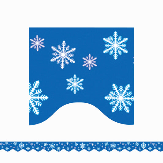 SNOWFLAKES BORDER TRIM