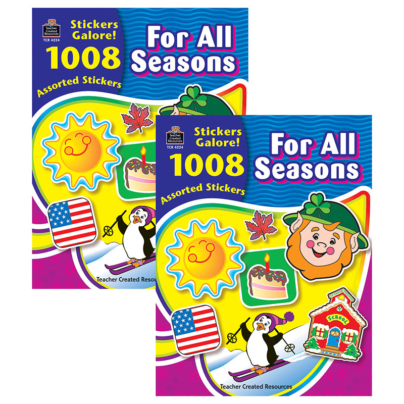 (2 EA) ALL SEASONS STICKER BOOK
