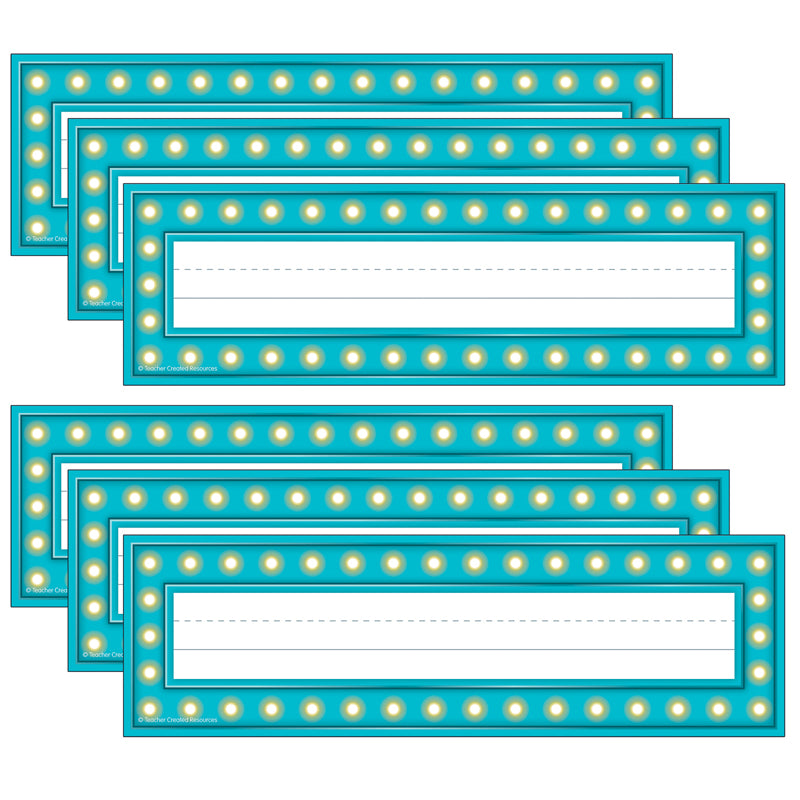 (6 PK) MARQUEE NAME PLATES